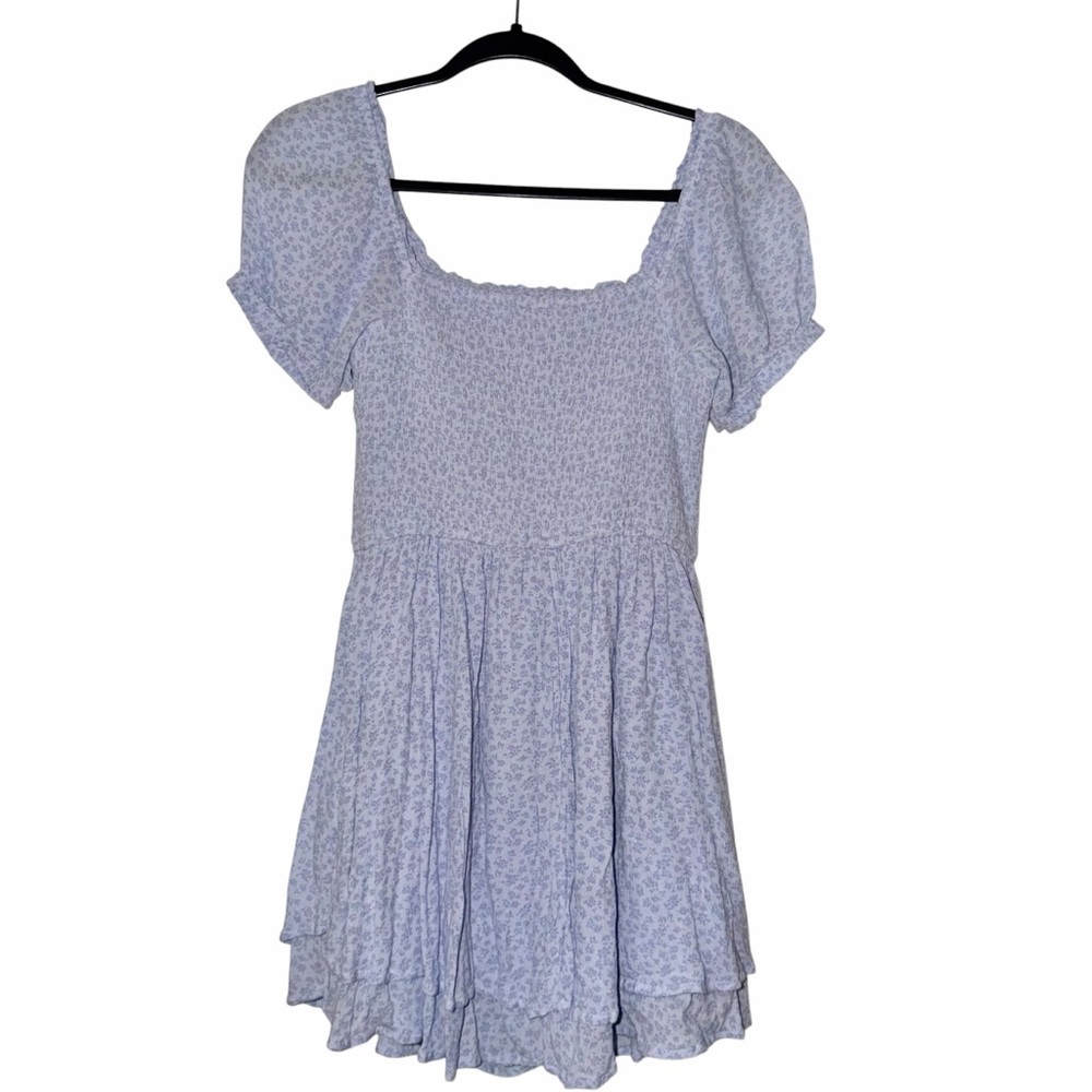 Hollister Smocked Mini Dress Size Medium